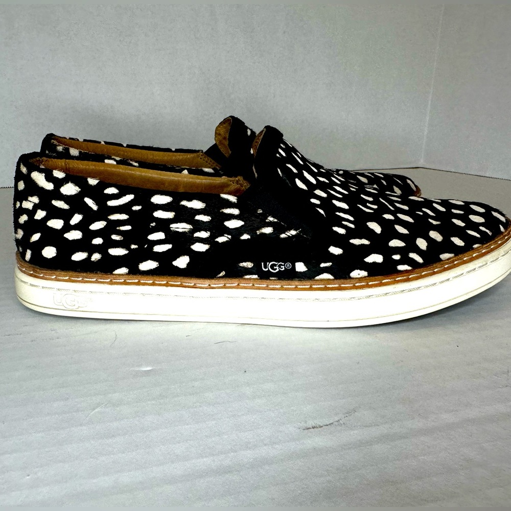 Ugg Soleda Exotic Sneaker Calf Hair White